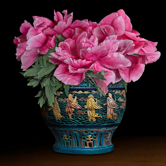 Tree Peonies in a Chinese Vase, 2021