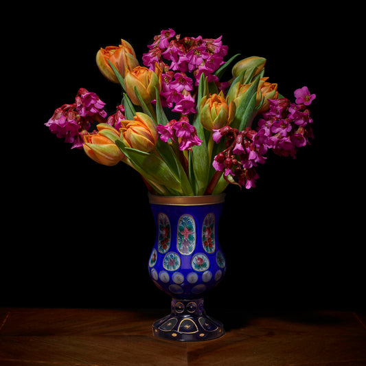 Azaleas and Tulips in a European Vessel, 2018