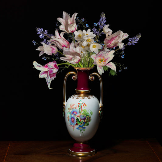 Spring Bouquet in a Ceramic Vase