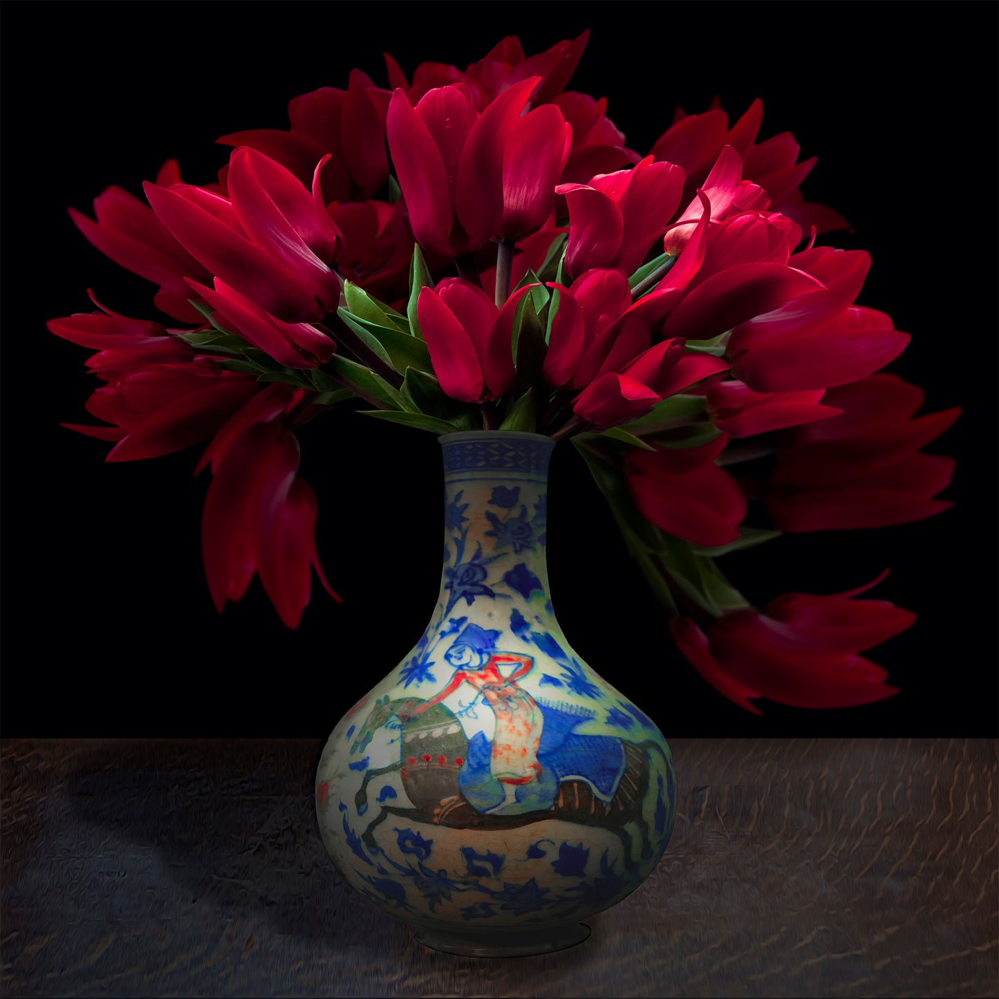 Tulips in a Persian Vessel (Vessel courtesy Royal Ontario Museum)